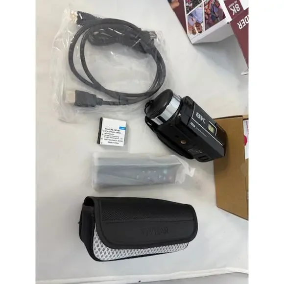 Vivitar Pro 8k Digital Camcorder 18x Zoom - 3” Touchscreen - NEW - Picture 2 of 5